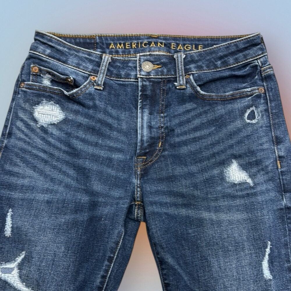 American Eagle Men’s 30 x 30 SLIM Distressed Blue Jeans
